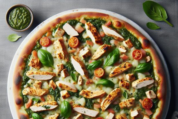 Savor the Flavor: Irresistible Chicken Pesto Pizza Delight