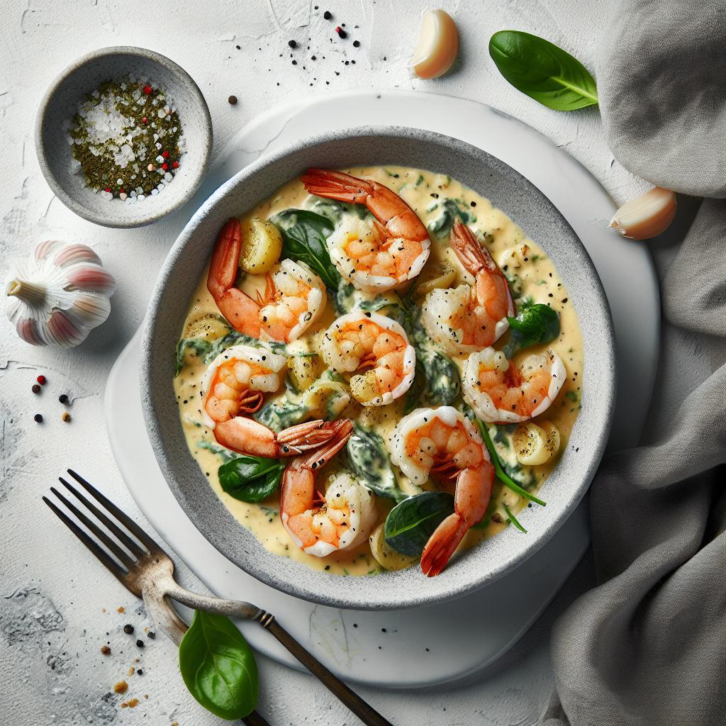 Indulge in Creamy Garlic Shrimp: A Savory Seafood Delight