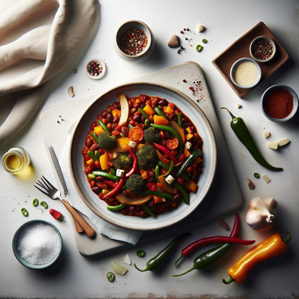 Hearty Roasted Vegetable Chili: A Flavor-Packed Comfort Bowl