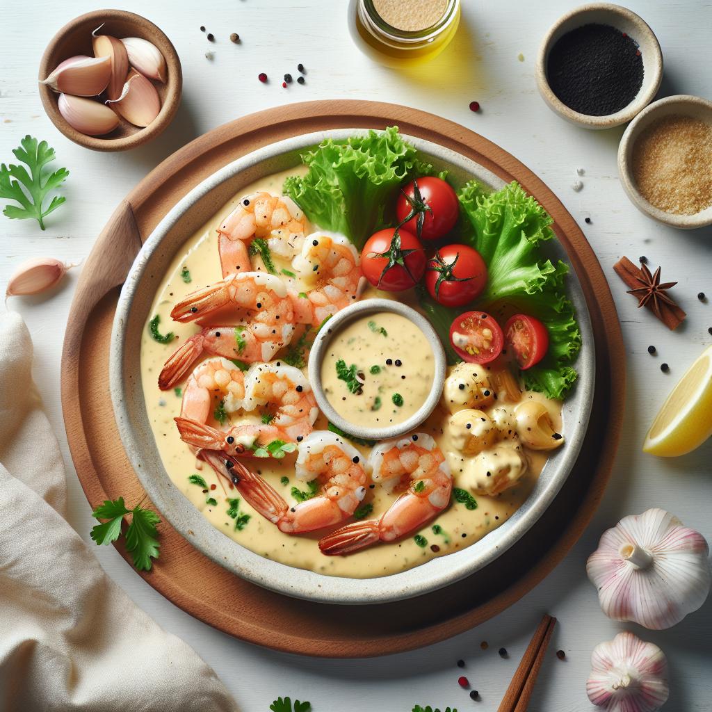 Indulge in Creamy Garlic Shrimp: A Savory Seafood Delight
