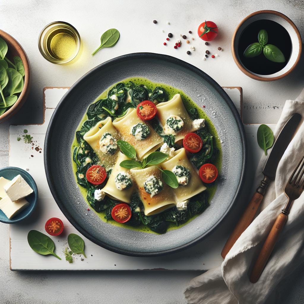 Indulgent Creamy Spinach & Ricotta Cannelloni Recipe Guide