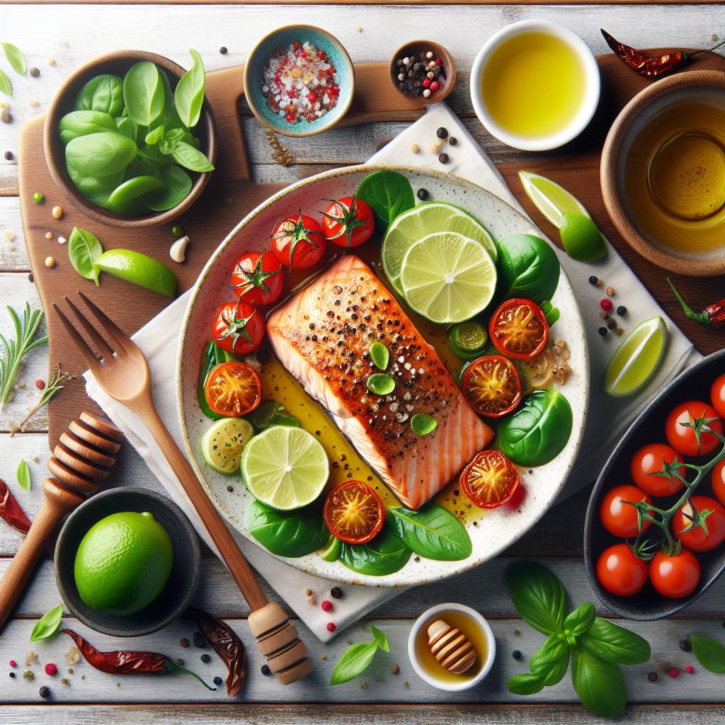Zesty Baked Salmon with Honey and Lime: A Flavorful Delight