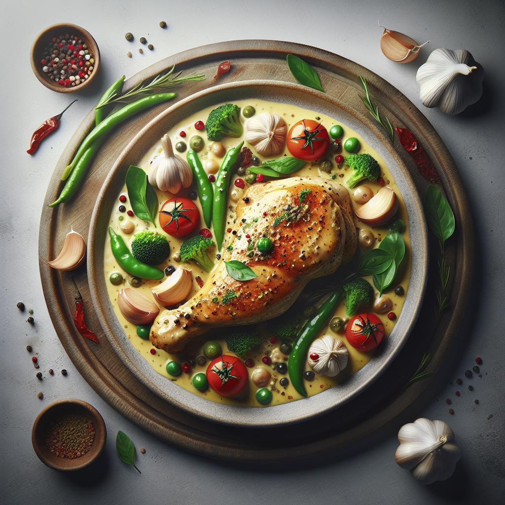 Savory Delight: Mastering the Art of Creamy Garlic Chicken