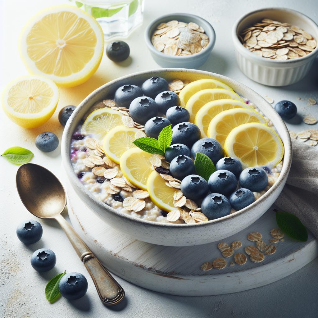Zesty Lemon Blueberry Overnight Oats: A Bright Breakfast Boost
