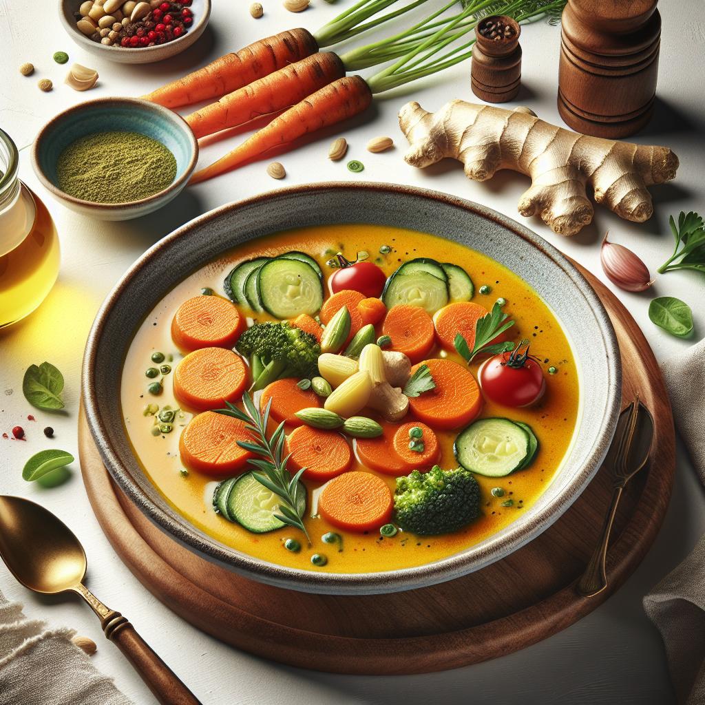 Warm Up with Zesty Roasted Carrot and Ginger Soup Delight