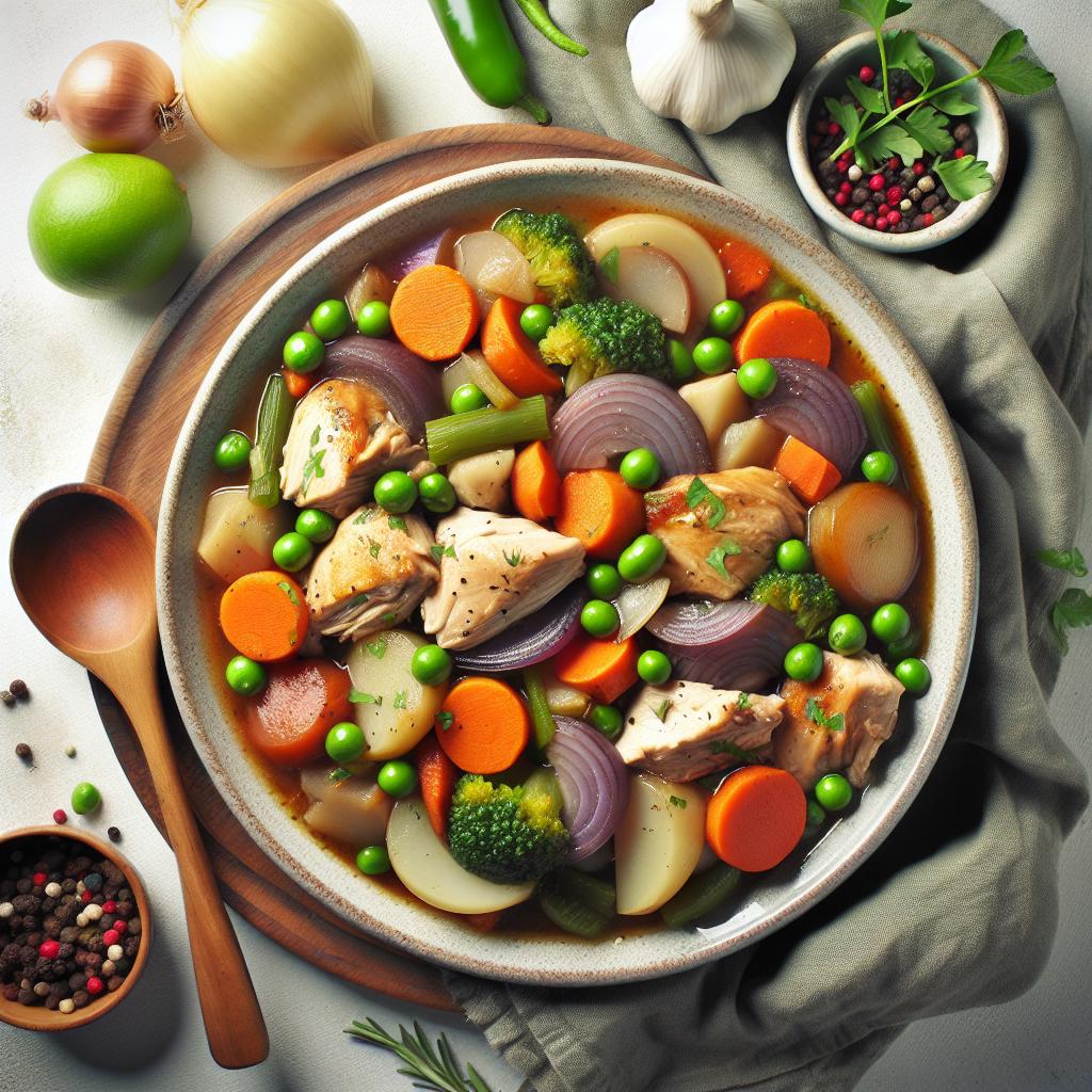 Hearty Chicken and Vegetable Stew: A Comforting Classic Recipe