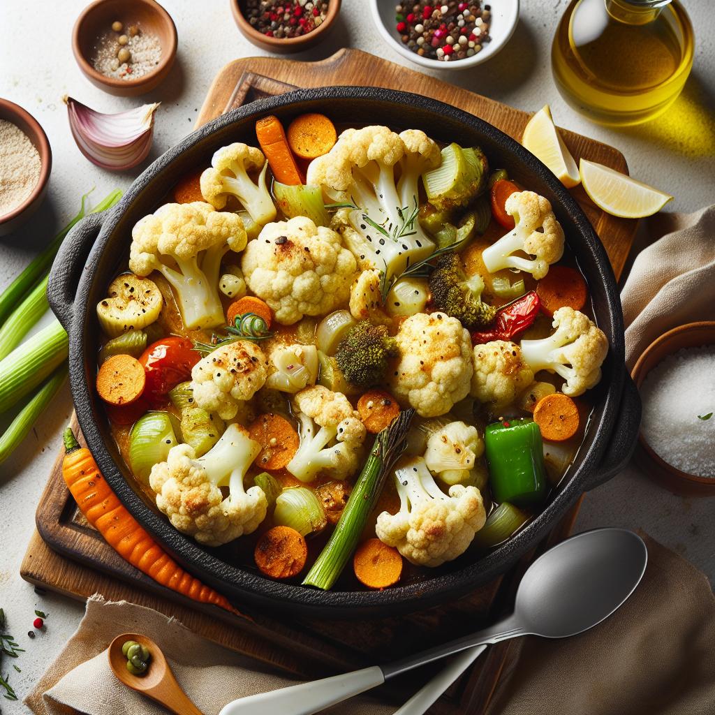 Hearty Roasted Cauliflower Stew: A Cozy, Flavorful Delight