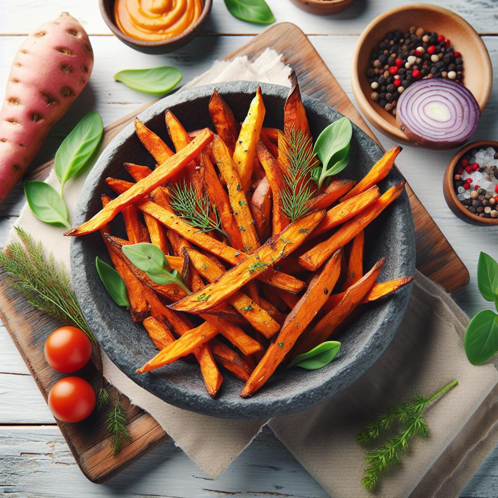 Crispy Roasted Sweet Potato Fries: A Healthy Snack Treat