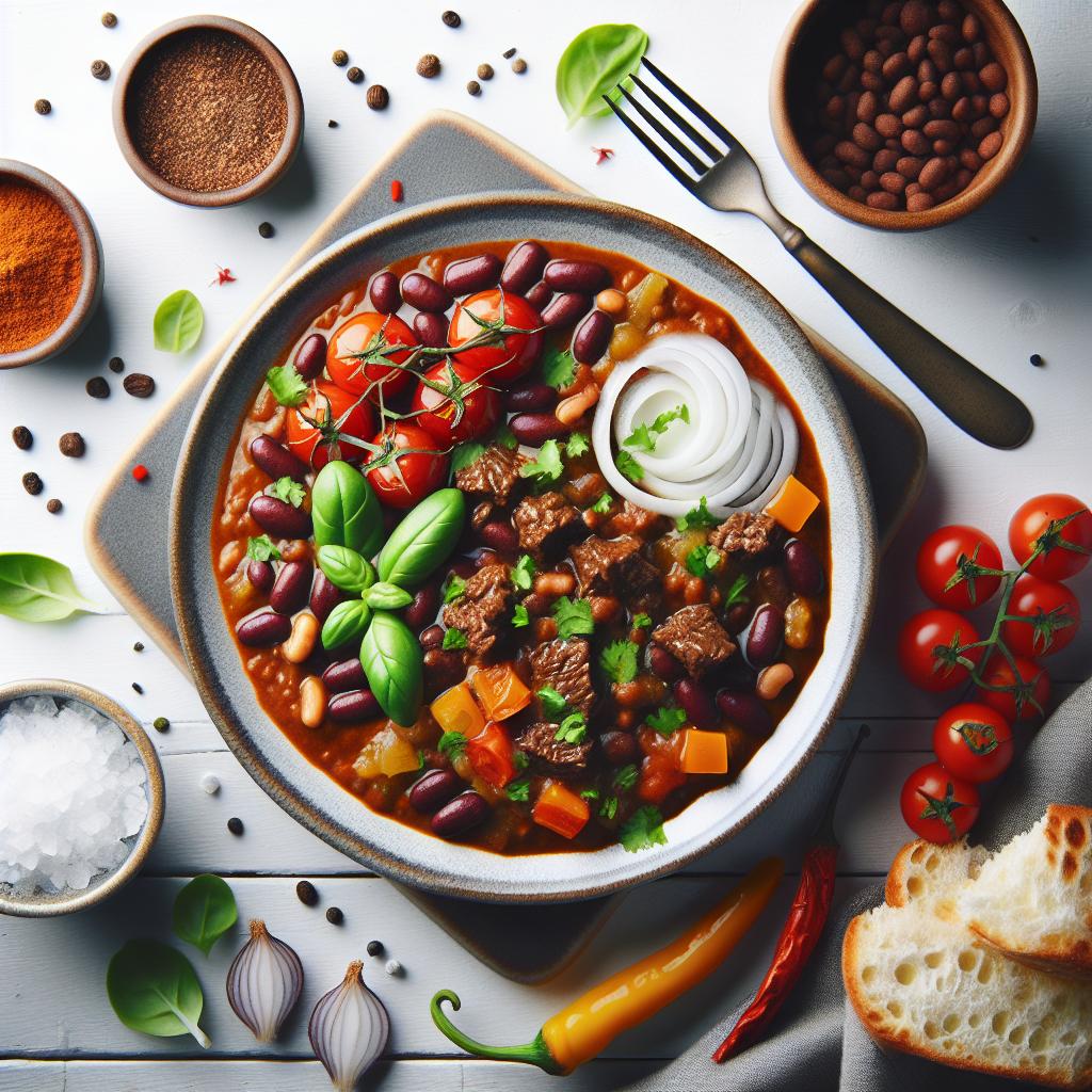Hearty Beef and Bean Chili: A Classic Comfort Food Recipe
