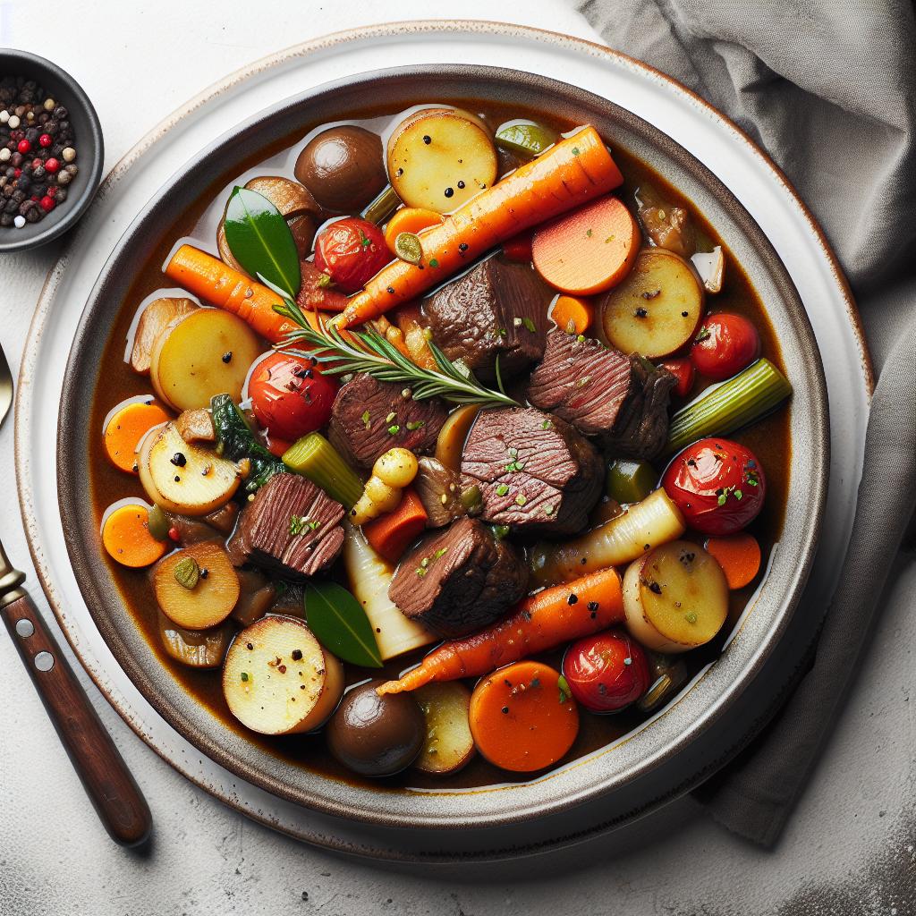 Hearty Beef Stew with Root Vegetables: A Comfort Classic