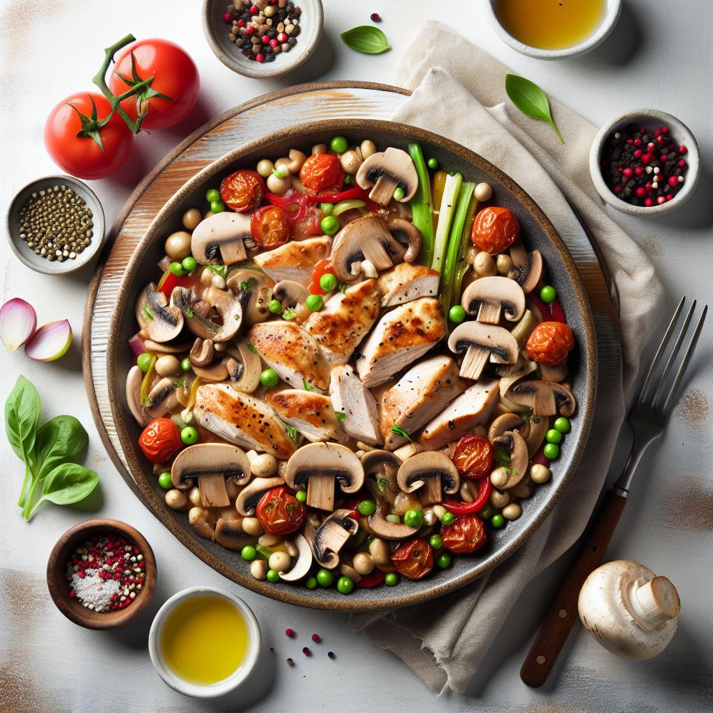 Savor the Flavor: Turkey and Mushroom Skillet Delight