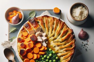 Hearty Turkey Shepherd’s Pie with Sweet Potato Twist