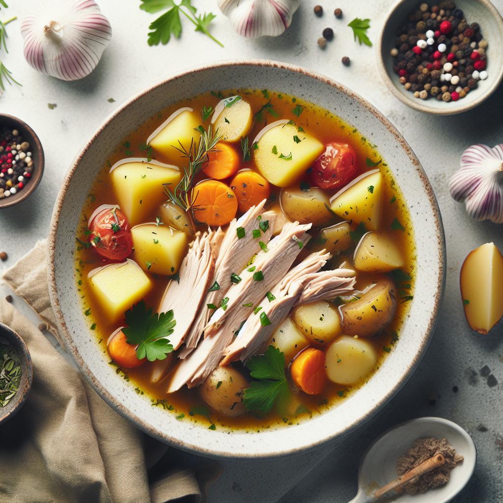Hearty Turkey and Potato Soup: Comfort in Every Spoonful