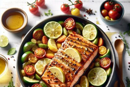 Zesty Baked Salmon with Honey and Lime: A Flavorful Twist
