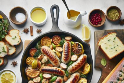 Savor Flavor: Turkey Sausage Skillet & Zesty Lemon Loaf