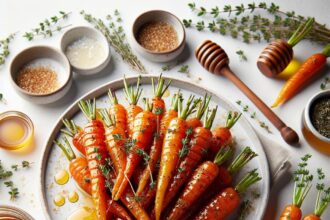 Sweet Harmony: Honey Roasted Carrots Infused with Thyme