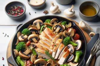 Savor the Flavor: Turkey and Mushroom Skillet Delight