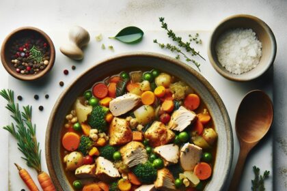 Hearty Chicken and Vegetable Stew: A Nutritious Comfort Bowl