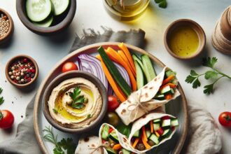 Wholesome Homemade Hummus & Veggie Wraps to Savor