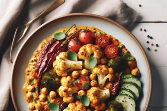 Roasted Cauliflower & Chickpea Curry: A Flavorful Feast