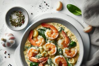 Indulge in Creamy Garlic Shrimp: A Savory Seafood Delight