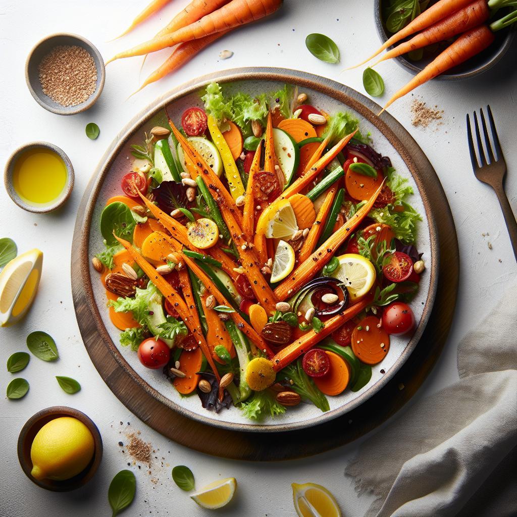 Bright and Zesty Roasted Carrot Salad: A Flavorful Twist
