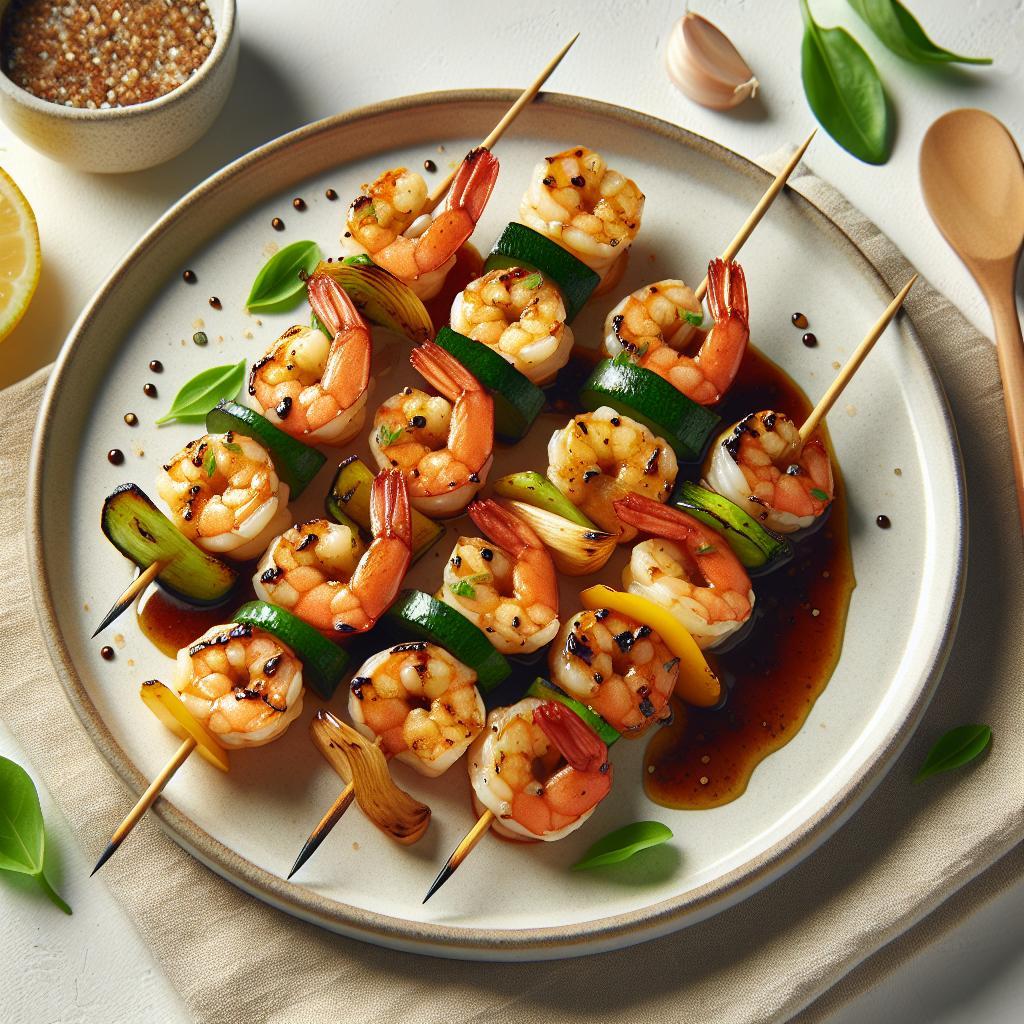 Sweet & Savory Honey Garlic Shrimp Skewers Recipe Guide