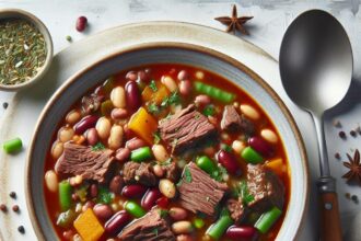 Hearty Beef and Bean Soup: A Nutritious Comfort Classic