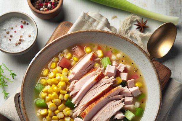 Savoring Tradition: The Rich Delight of Turkey and Corn Soup