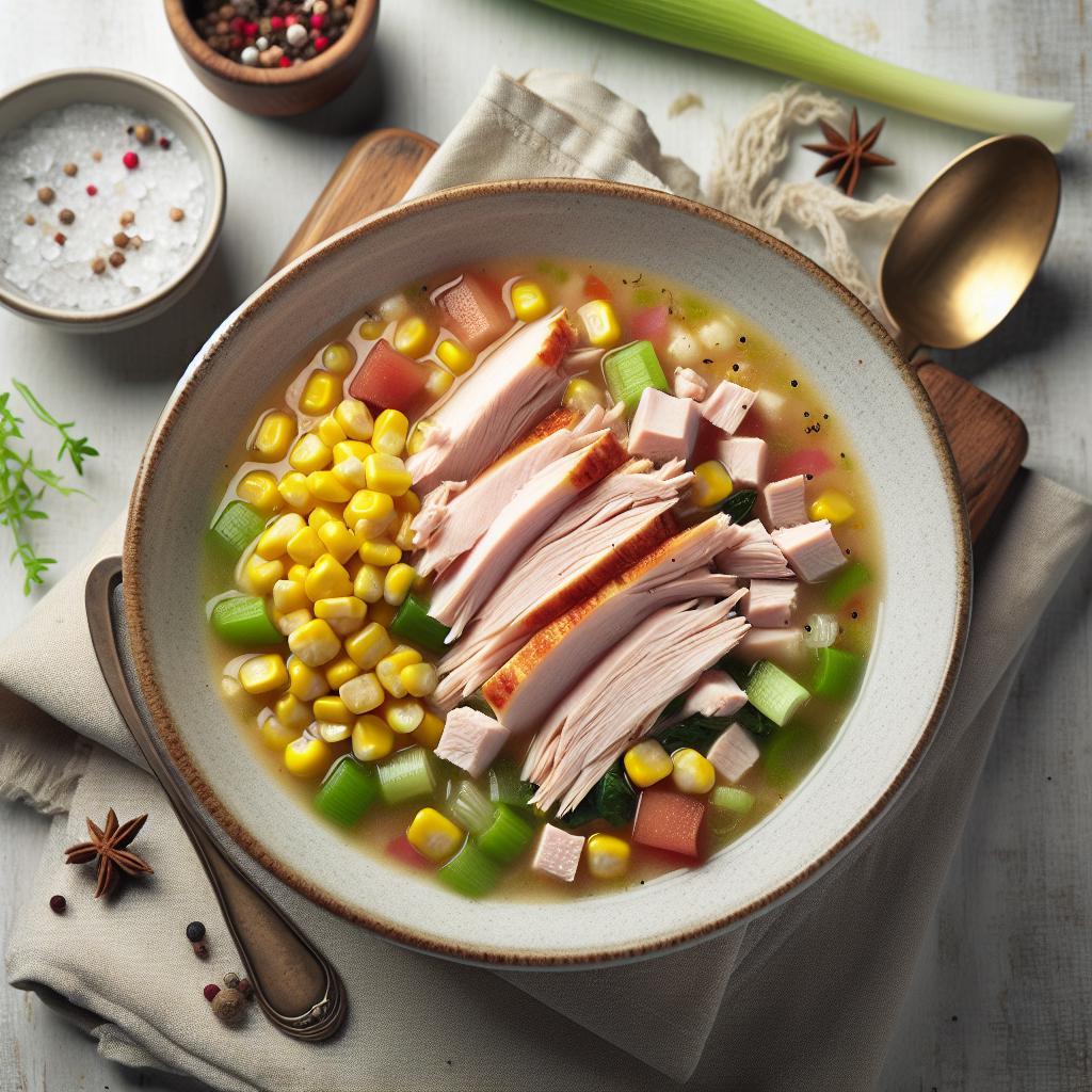 Savoring Tradition: The Rich Delight of Turkey and Corn Soup