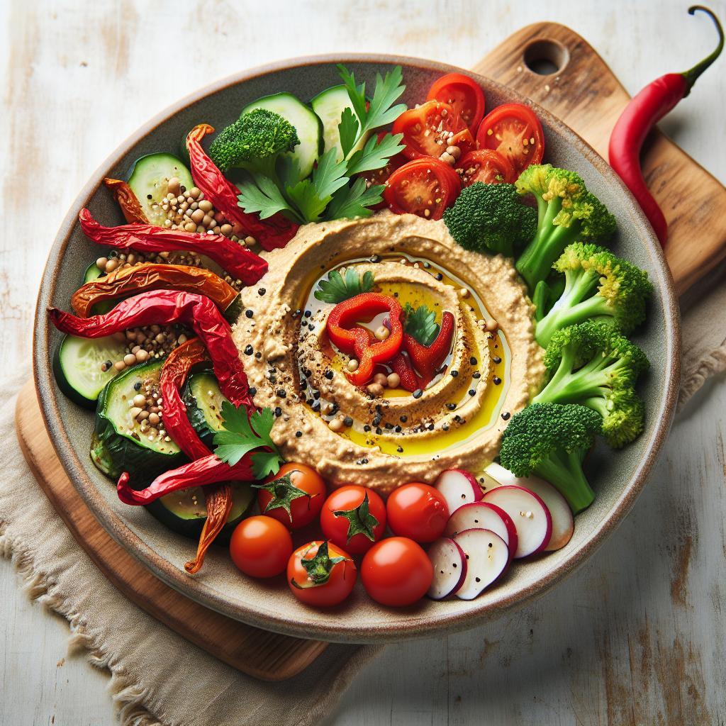 Unlock Flavor: The Art of Roasted Red Pepper Hummus