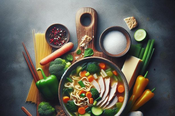 Hearty Turkey Vegetable Noodle Soup: A Wholesome Delight
