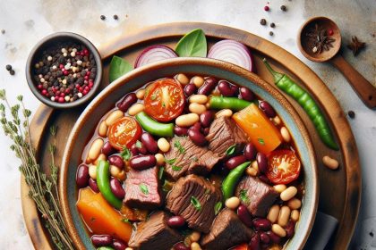 Hearty Beef and Bean Stew: Comfort in Every Spoonful