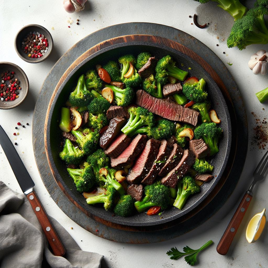 Sizzling Beef and Broccoli Skillet: A Quick Flavor Boost