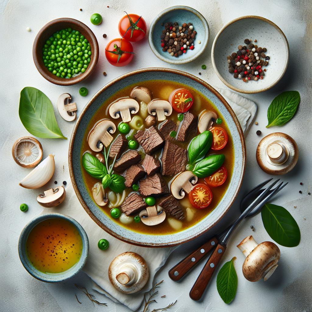 Hearty Beef and Mushroom Soup: A Savory Comfort Classic
