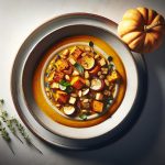 Golden Harvest: A Savory Roasted Squash & Apple Soup