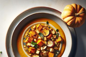 Golden Harvest: A Savory Roasted Squash & Apple Soup