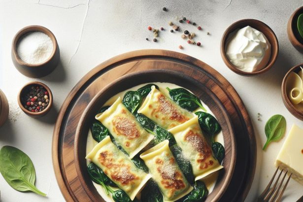 Velvety Spinach Ricotta Cannelloni: A Creamy Delight