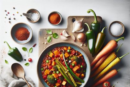 Hearty Roasted Vegetable Chili: A Flavor-Packed Delight