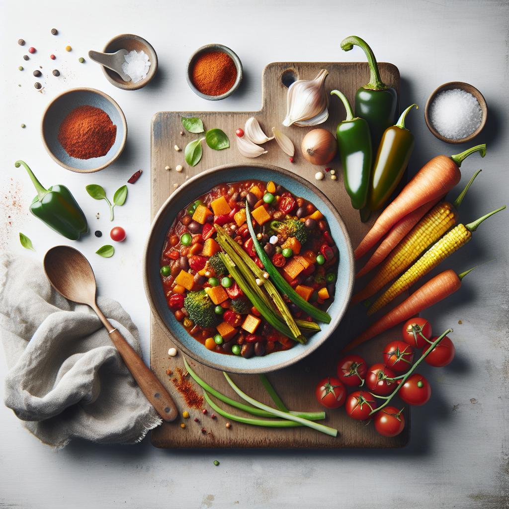 Hearty Roasted Vegetable Chili: A Flavor-Packed Delight