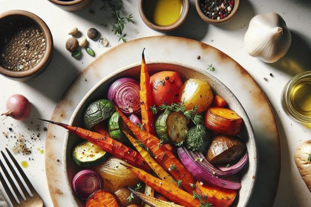 Energize Your Day with a Vibrant Roasted Root Veggie Bowl