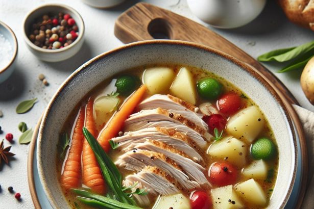 Cozy Comfort: The Delightful Blend of Turkey and Potato Soup