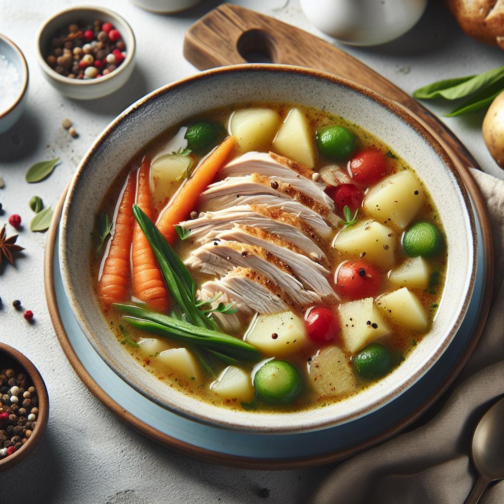 Cozy Comfort: The Delightful Blend of Turkey and Potato Soup