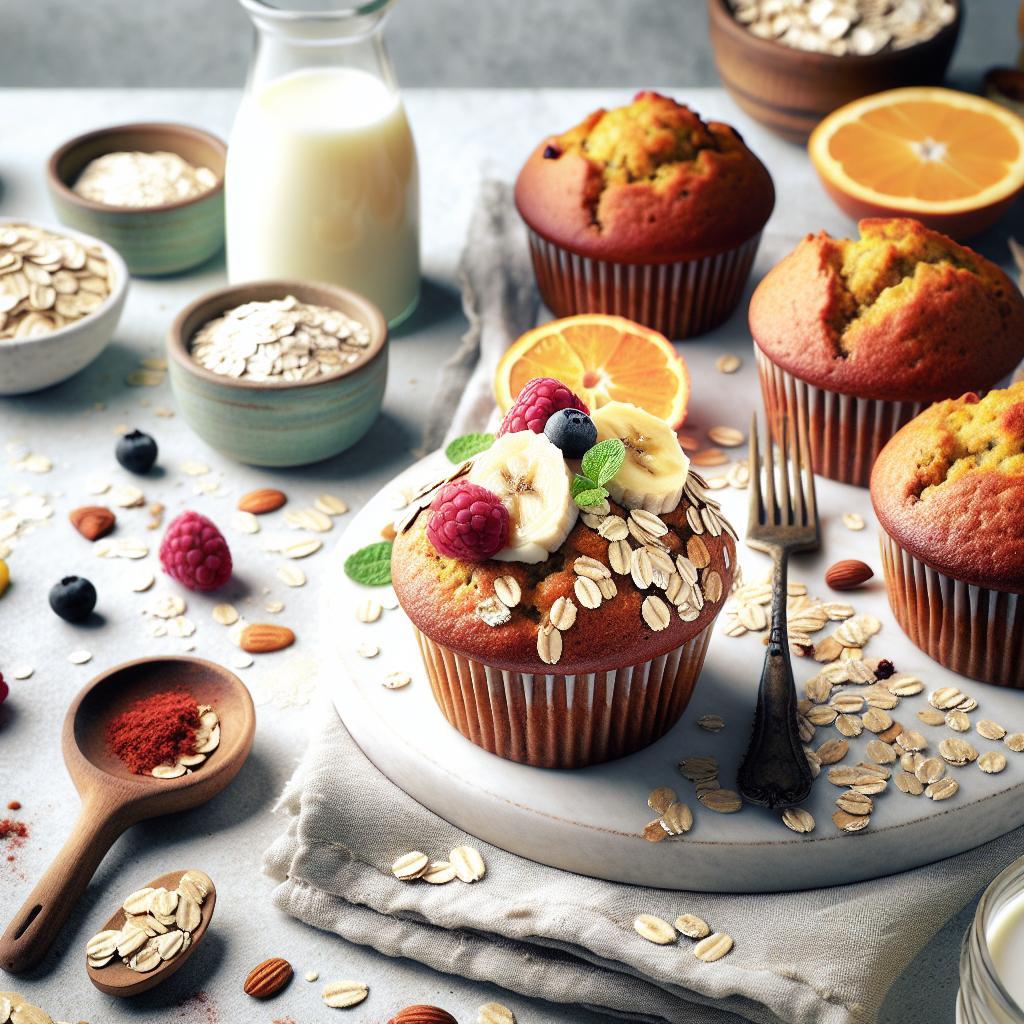 Wholesome Banana Oat Muffins: A Nutritious Treat Recipe
