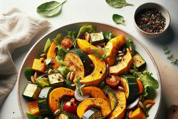 Harvest Bliss: Crafting the Perfect Roasted Squash Salad