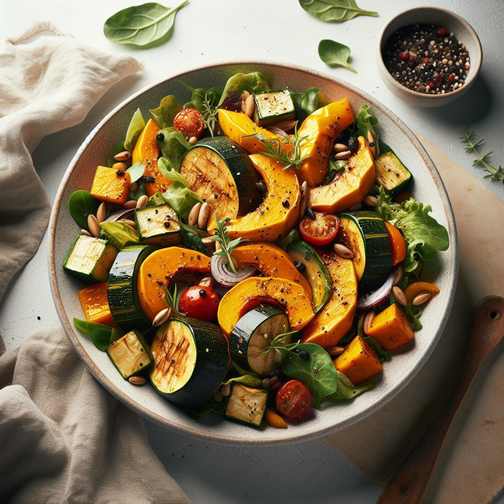 Harvest Bliss: Crafting the Perfect Roasted Squash Salad