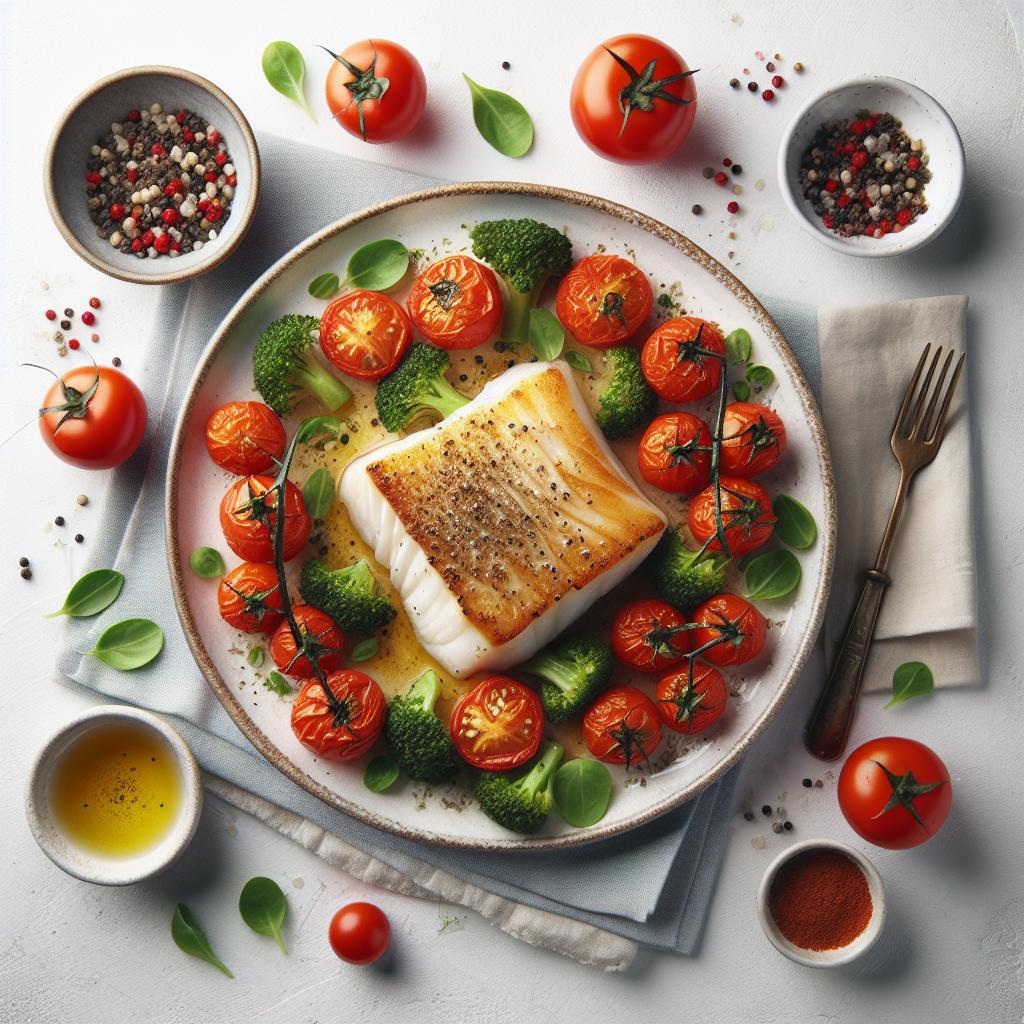 Savor the Flavors: Perfect Baked Cod with Juicy Tomatoes