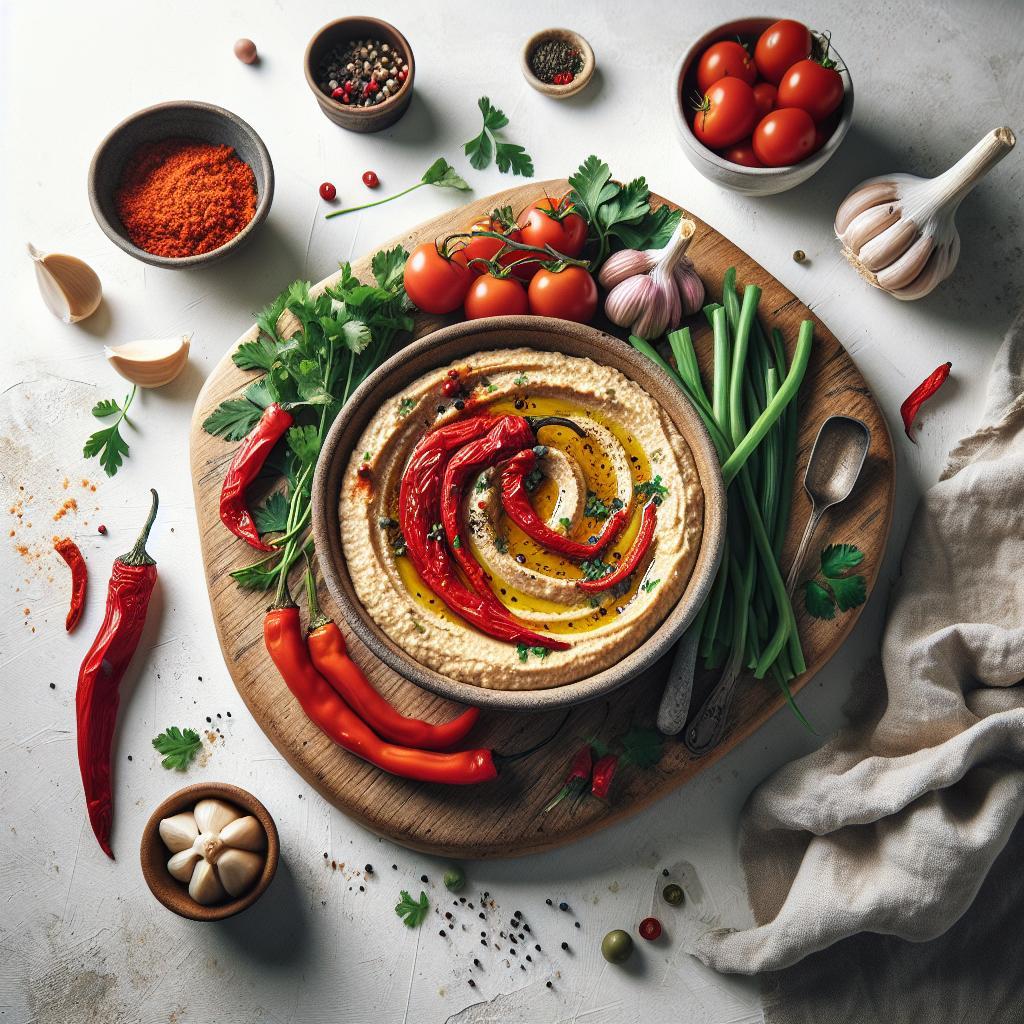 Discover the Bold Flavor of Homemade Roasted Red Pepper Hummus