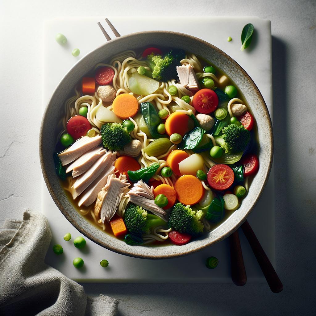 Hearty Turkey Vegetable Noodle Soup: A Wholesome Delight