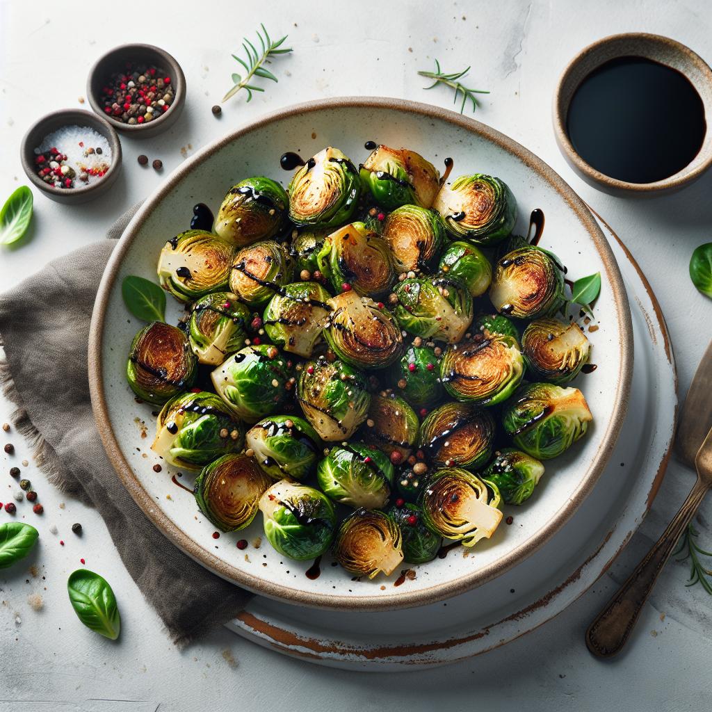 Savor the Tang: Roasted Brussels Sprouts with Balsamic Bliss